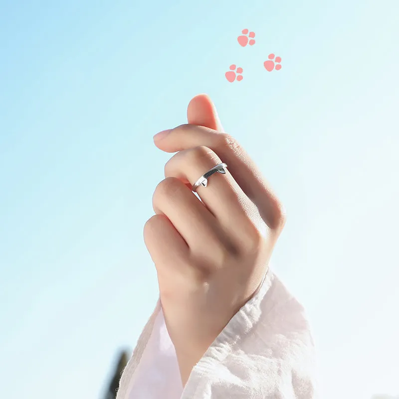 Cute cat ring PL51436