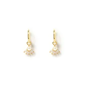 Della Gold Charm Earrings