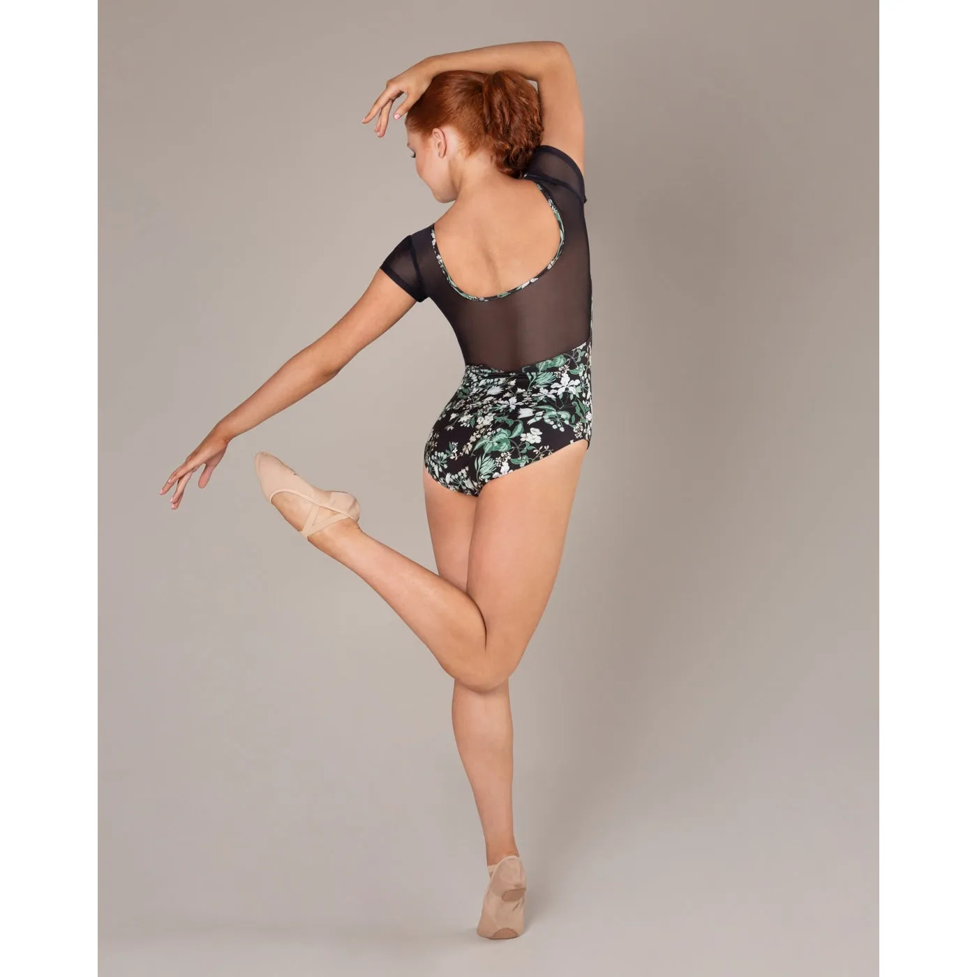 Energetiks Veronica Cap Sleeve Leotard | Botanica (Adult)