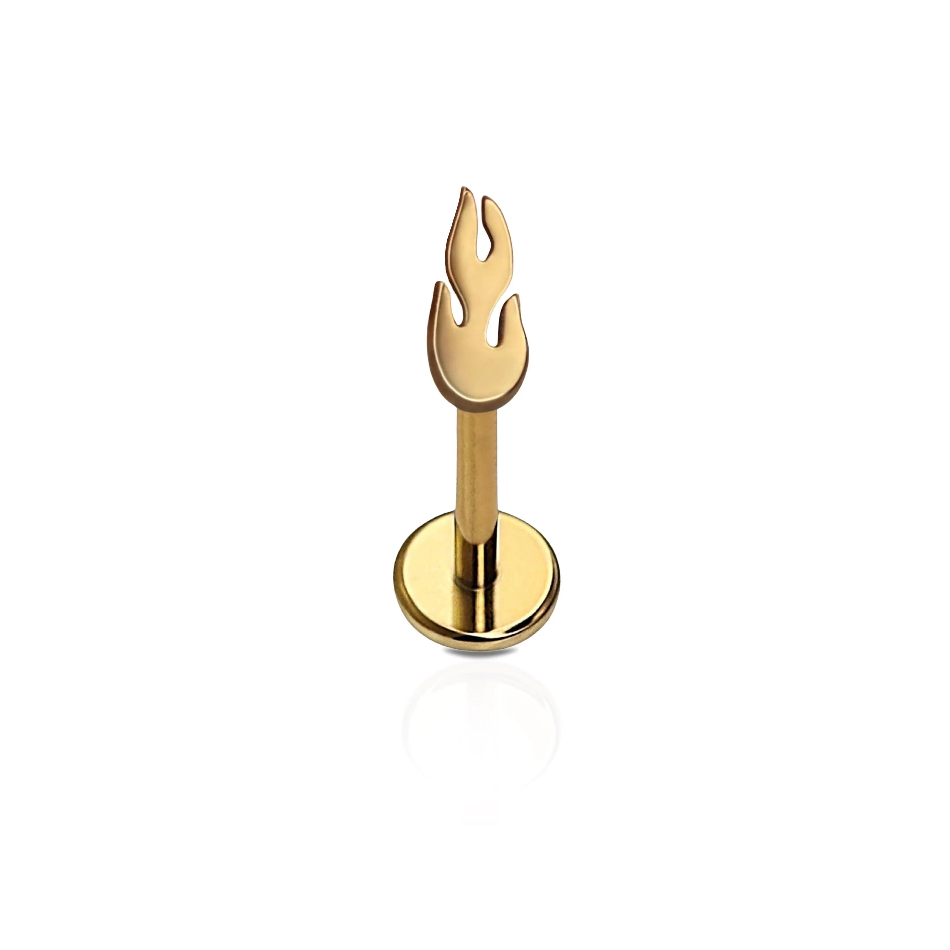 Flame Flat Back Stud