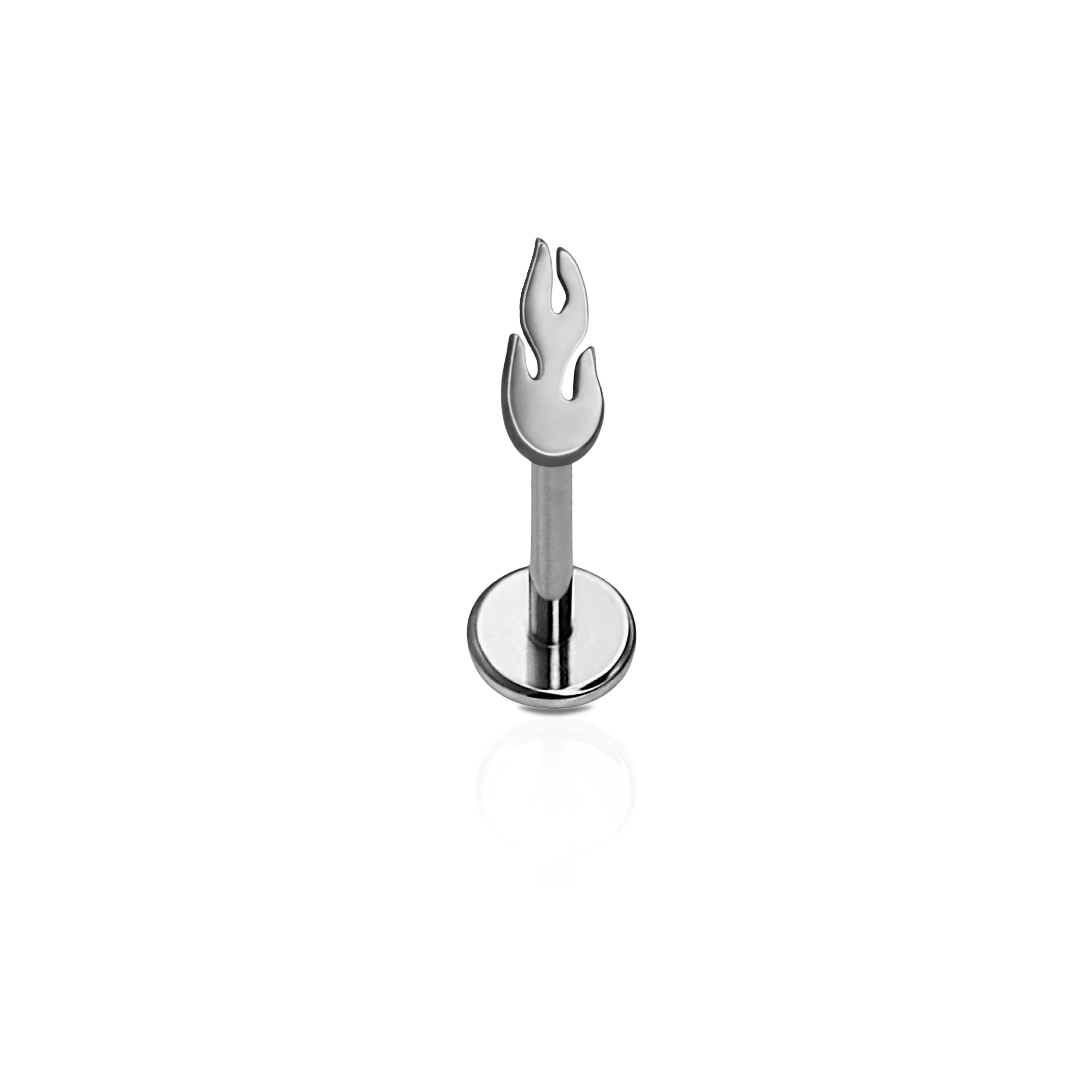 Flame Flat Back Stud