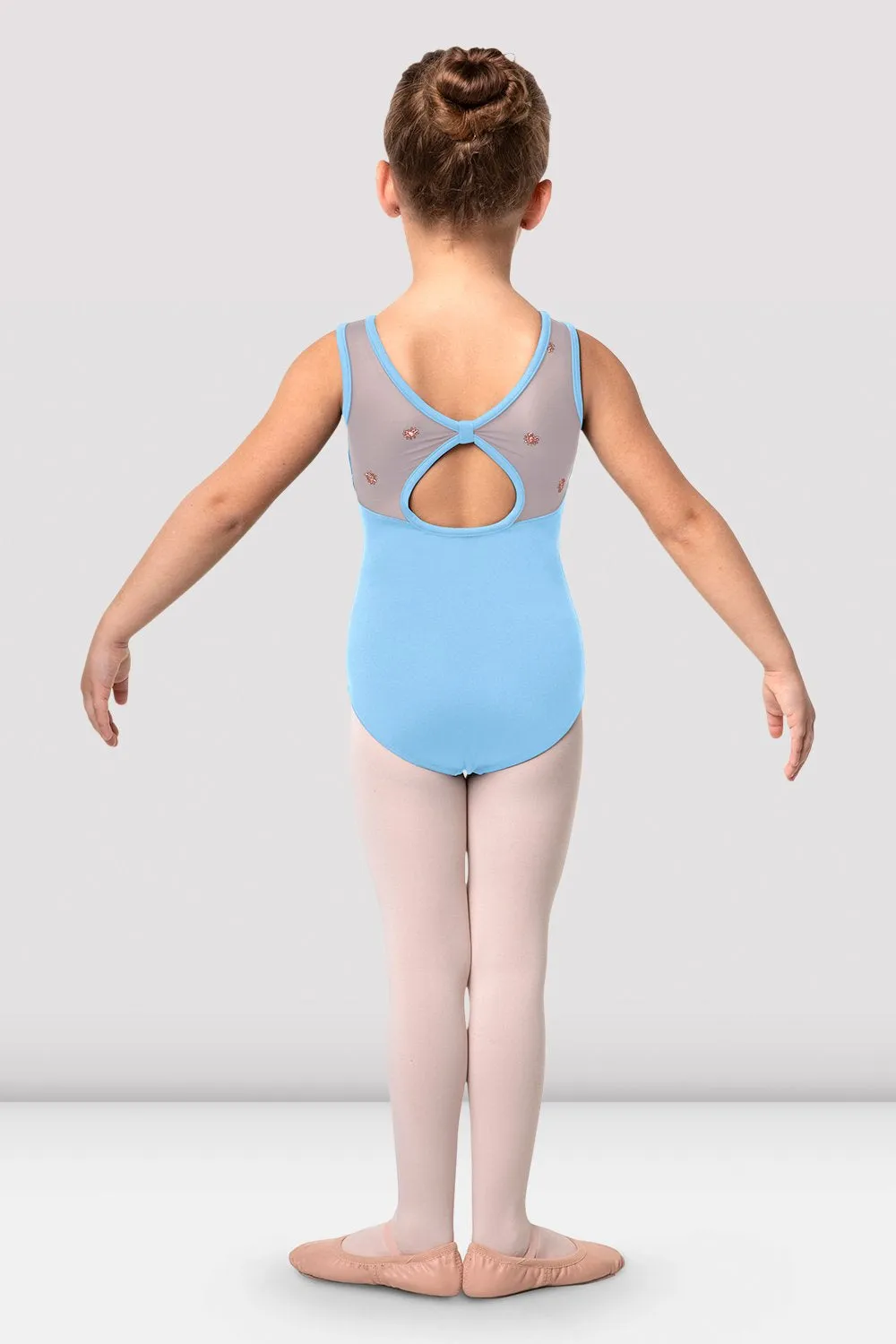 Girls Chiarra Open Back Tank Leotard