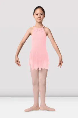 Girls Mirella Flower Burst Skirted Leotard