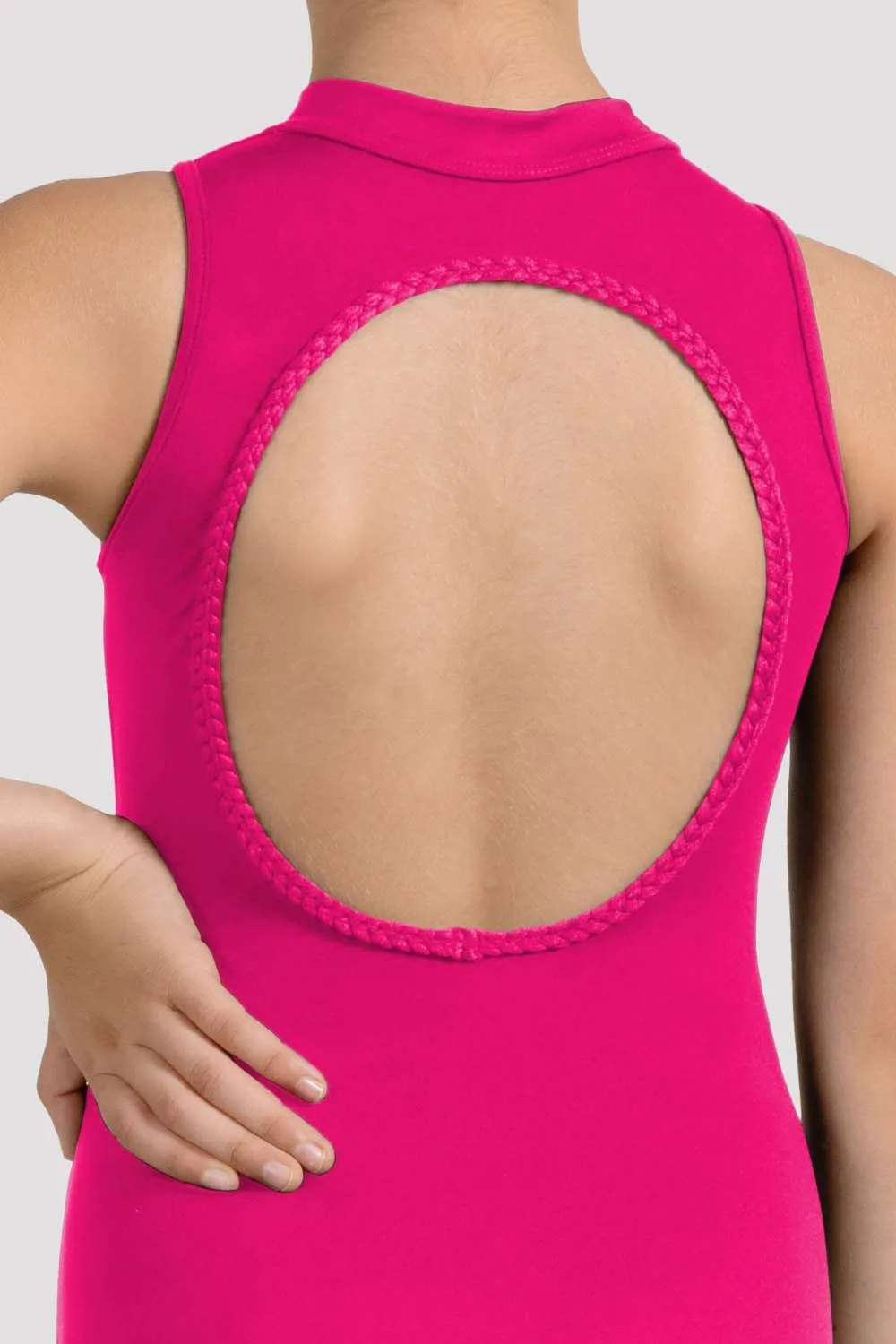 Girls Mirella Miami Zip Front Leotard