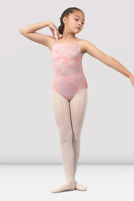 Girls Mirella Watercolour Scoop Neck Leotard