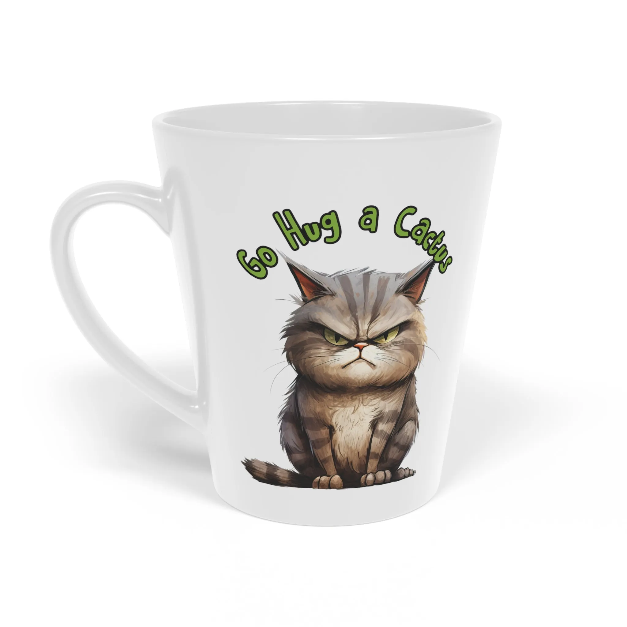 Grumpy Cat Latte Mug, 12oz