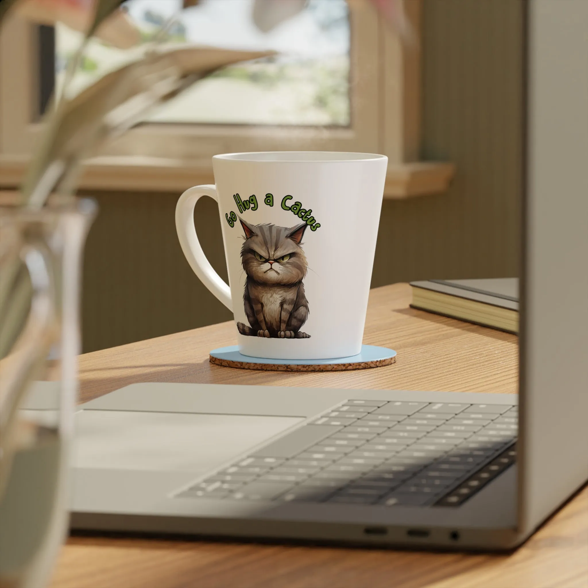 Grumpy Cat Latte Mug, 12oz