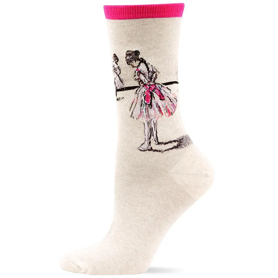 Hot Sox Degas Study of Dancer Sock