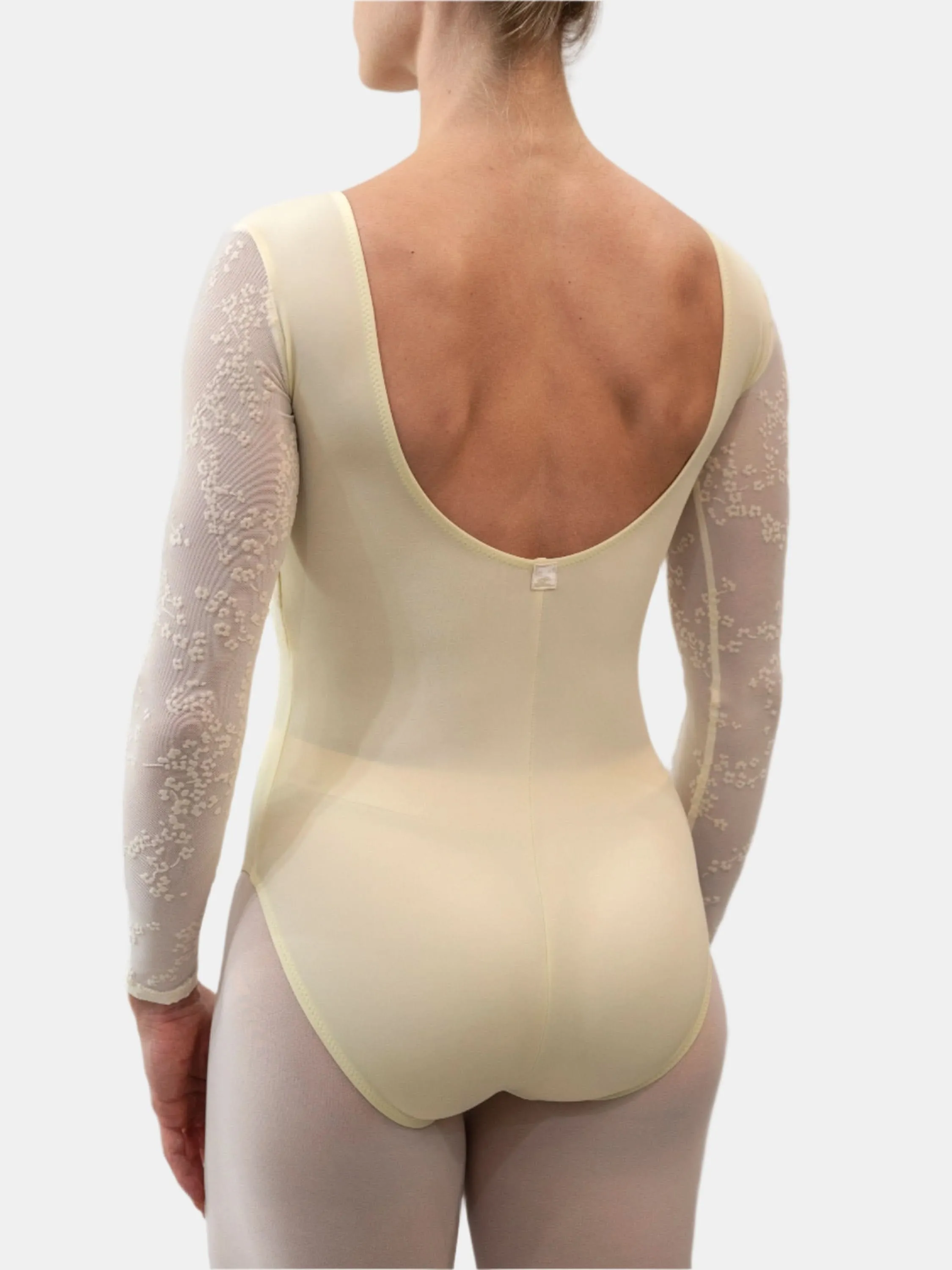 Ivory Dance Long Sleeve Leotard MP777