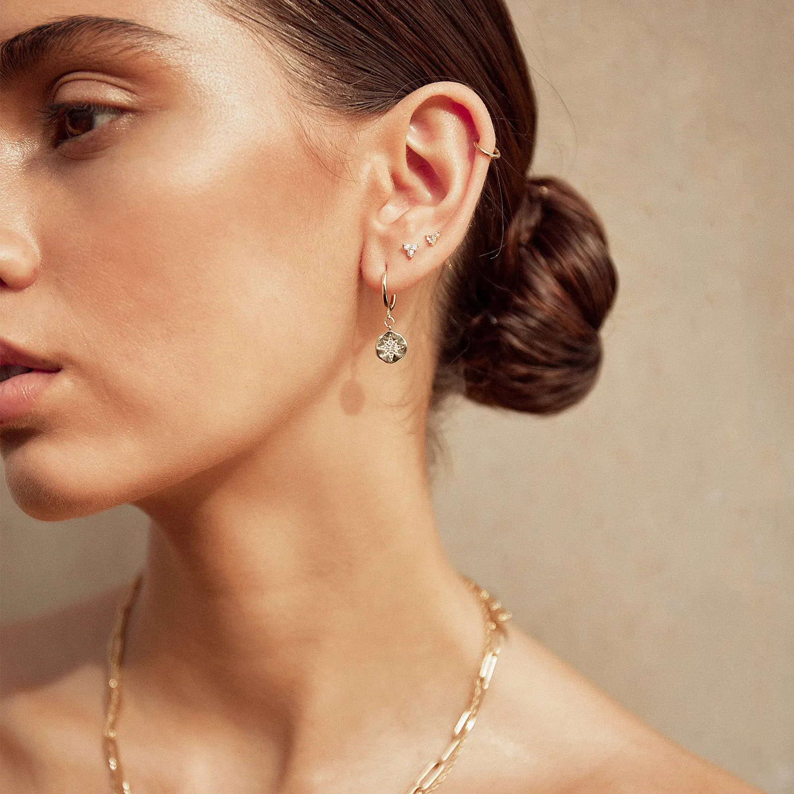 Juno Earring Stack - Gold