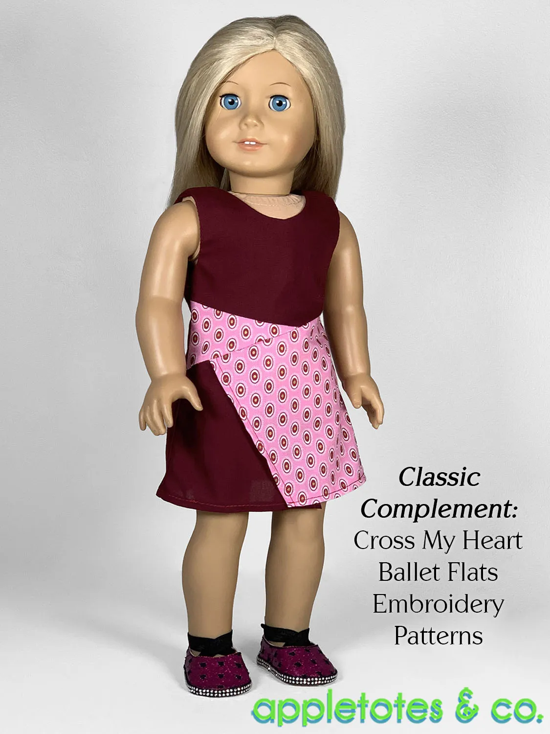 Kathleen Dress 18 Inch Doll Sewing Pattern