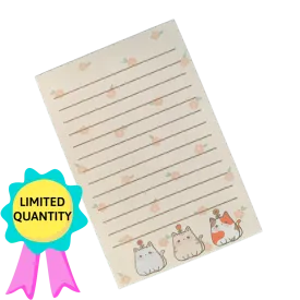 Kawaii Cat Notepad