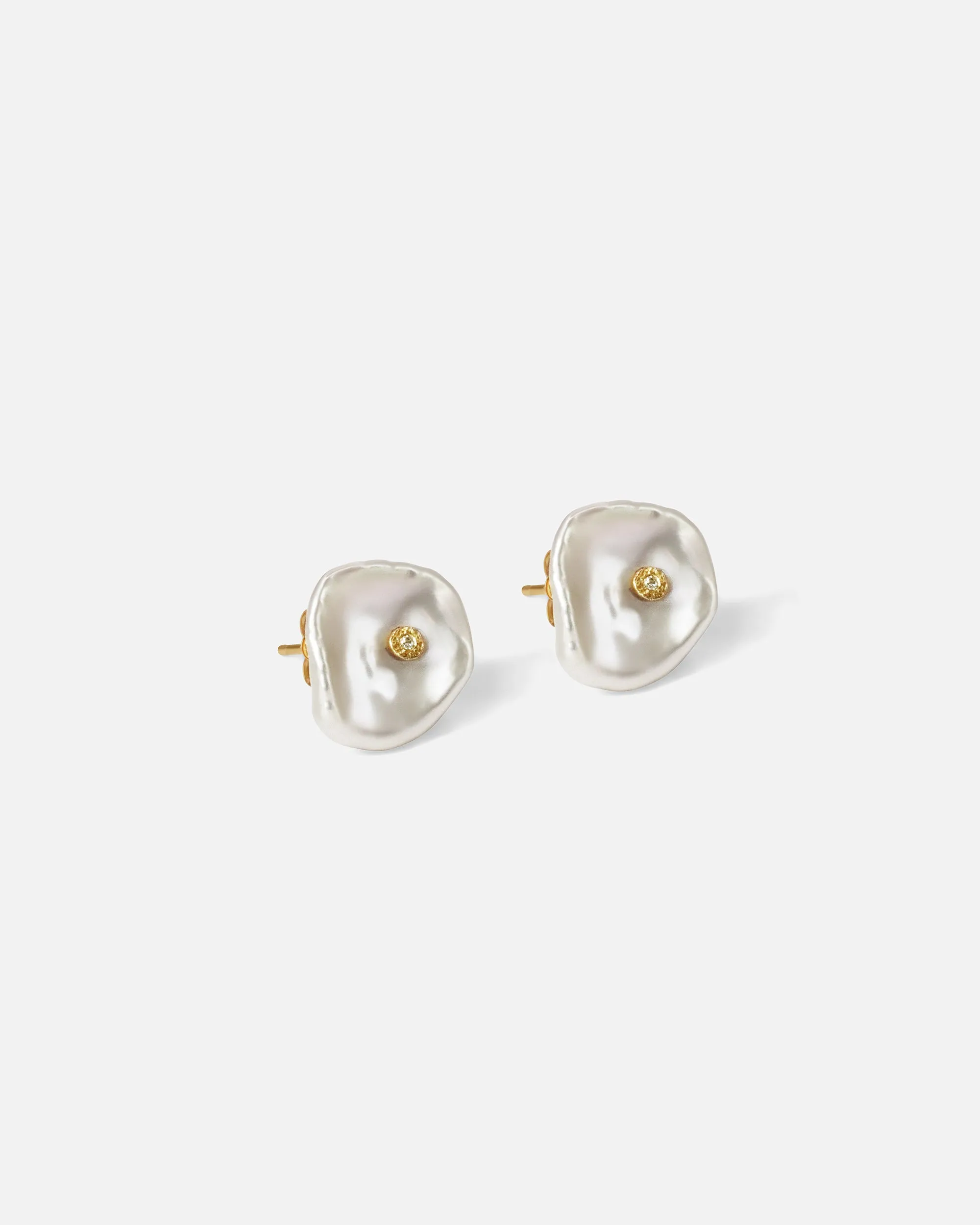 Keshi Petal Studs