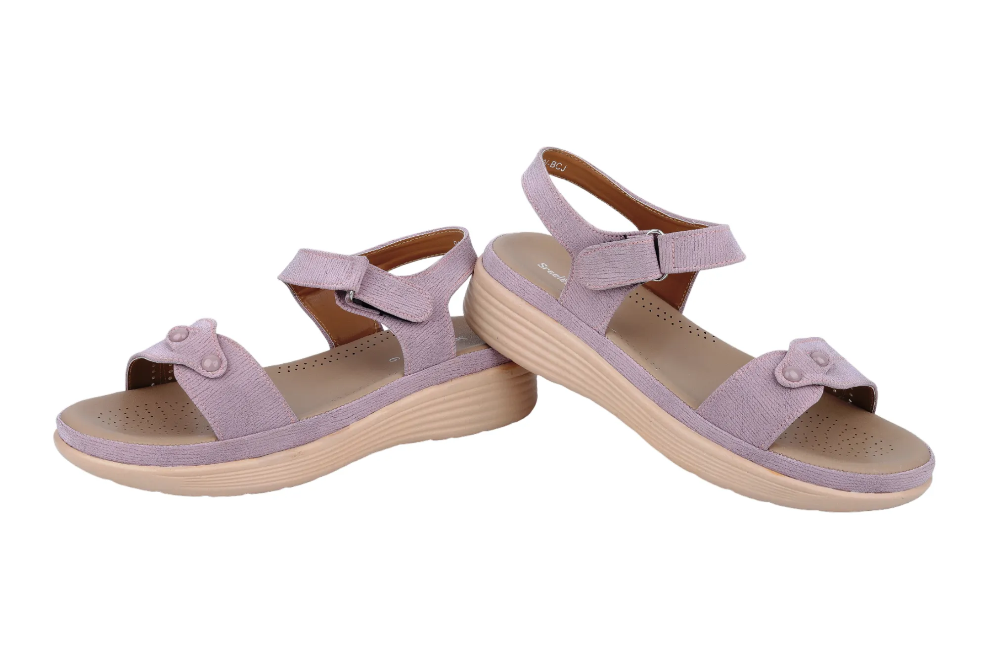 Ladies Flat Comfort Sandal 91451