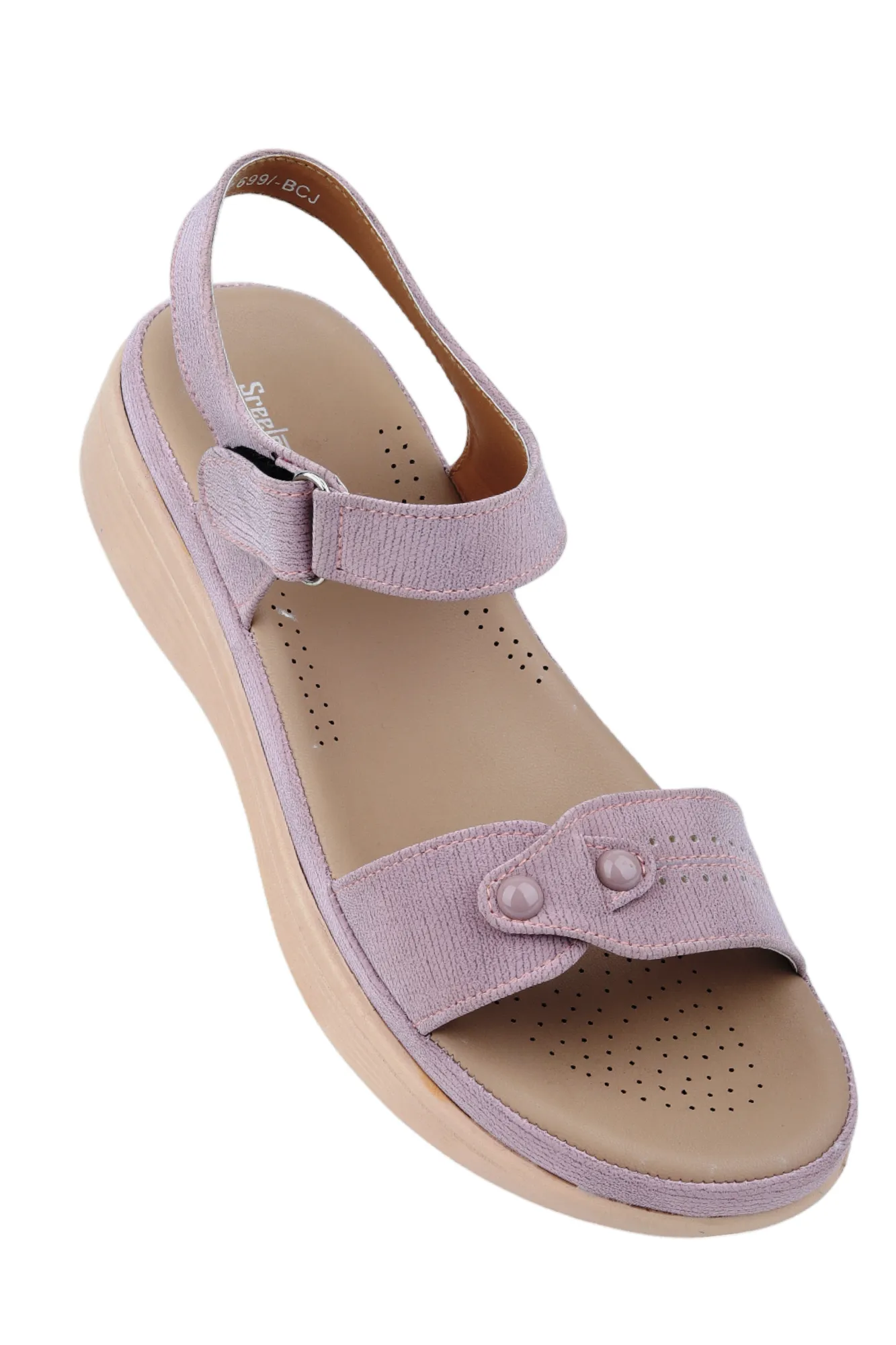 Ladies Flat Comfort Sandal 91451