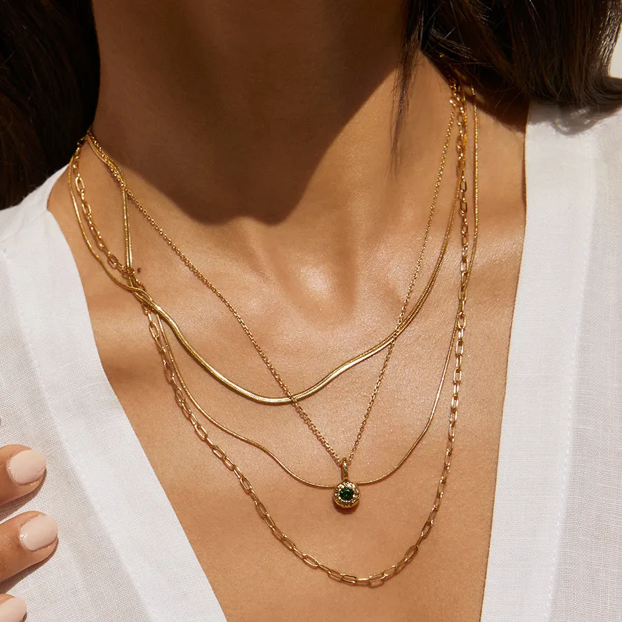 Louie Gold Necklace