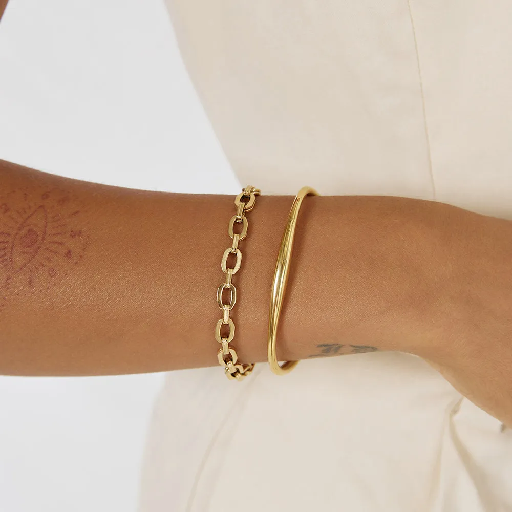 Madison Gold Cuff Bracelet