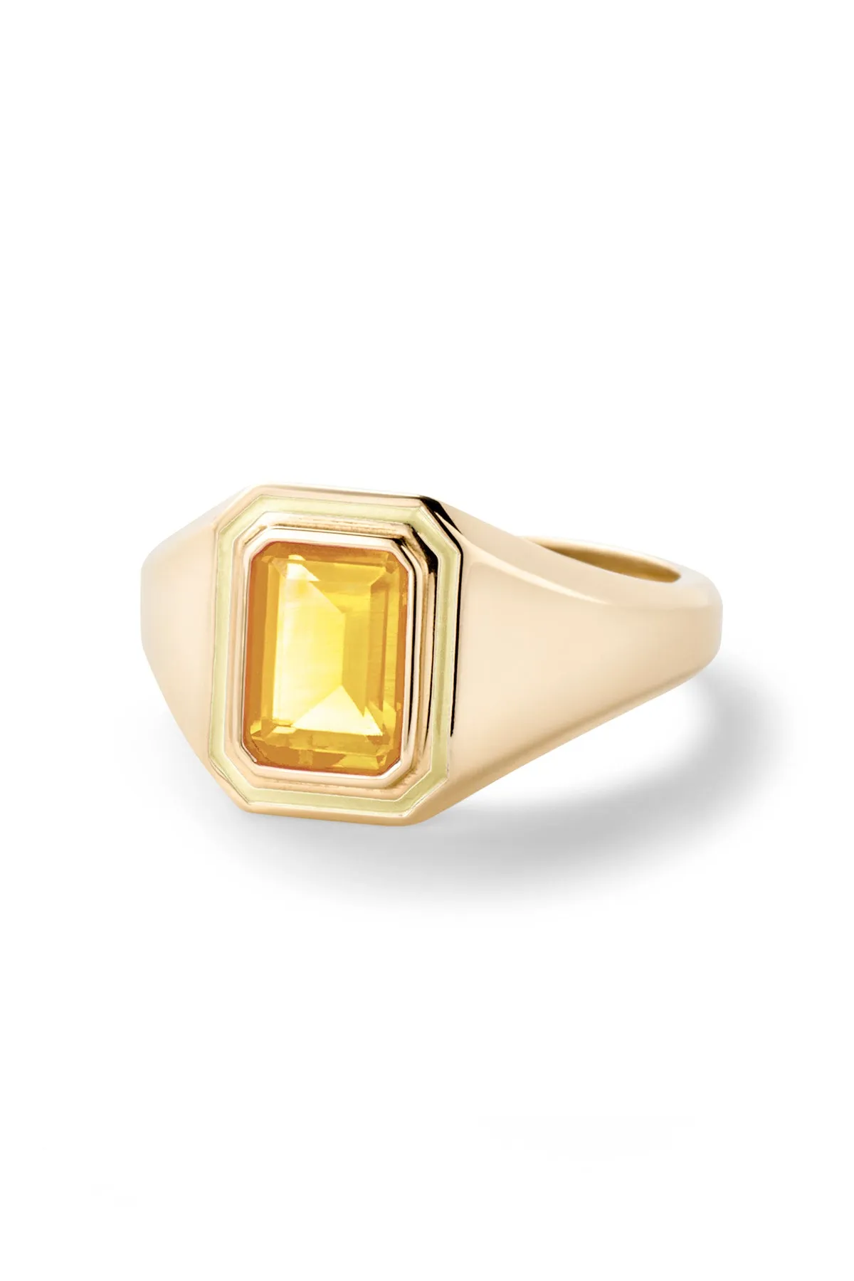 Madison Rectangle Bezel Signet Ring