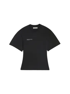 Mens Archive Organic Cotton Wide Sleeve T-shirt with C-FIBER™—black