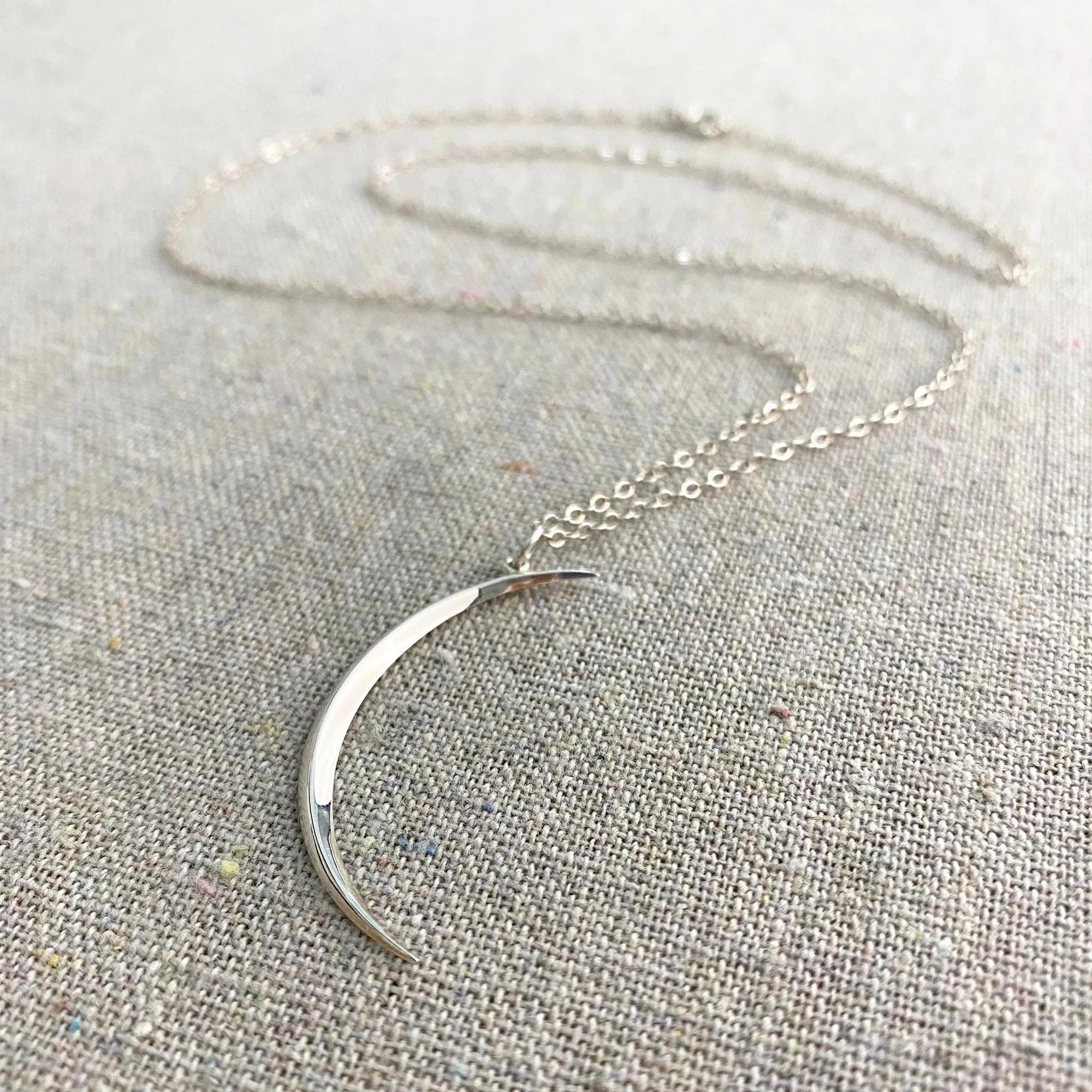 On a Dark Night Necklace • Sterling