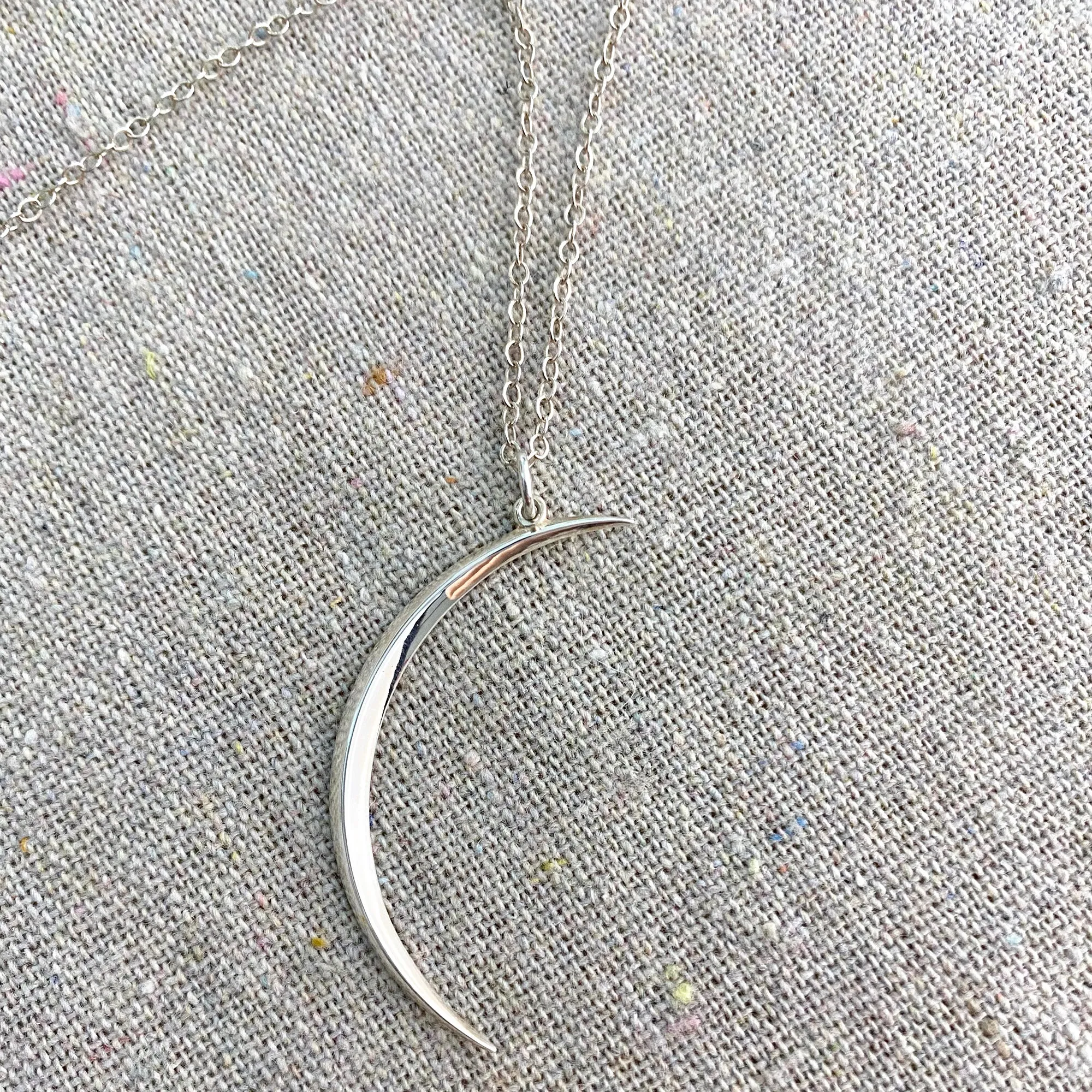 On a Dark Night Necklace • Sterling