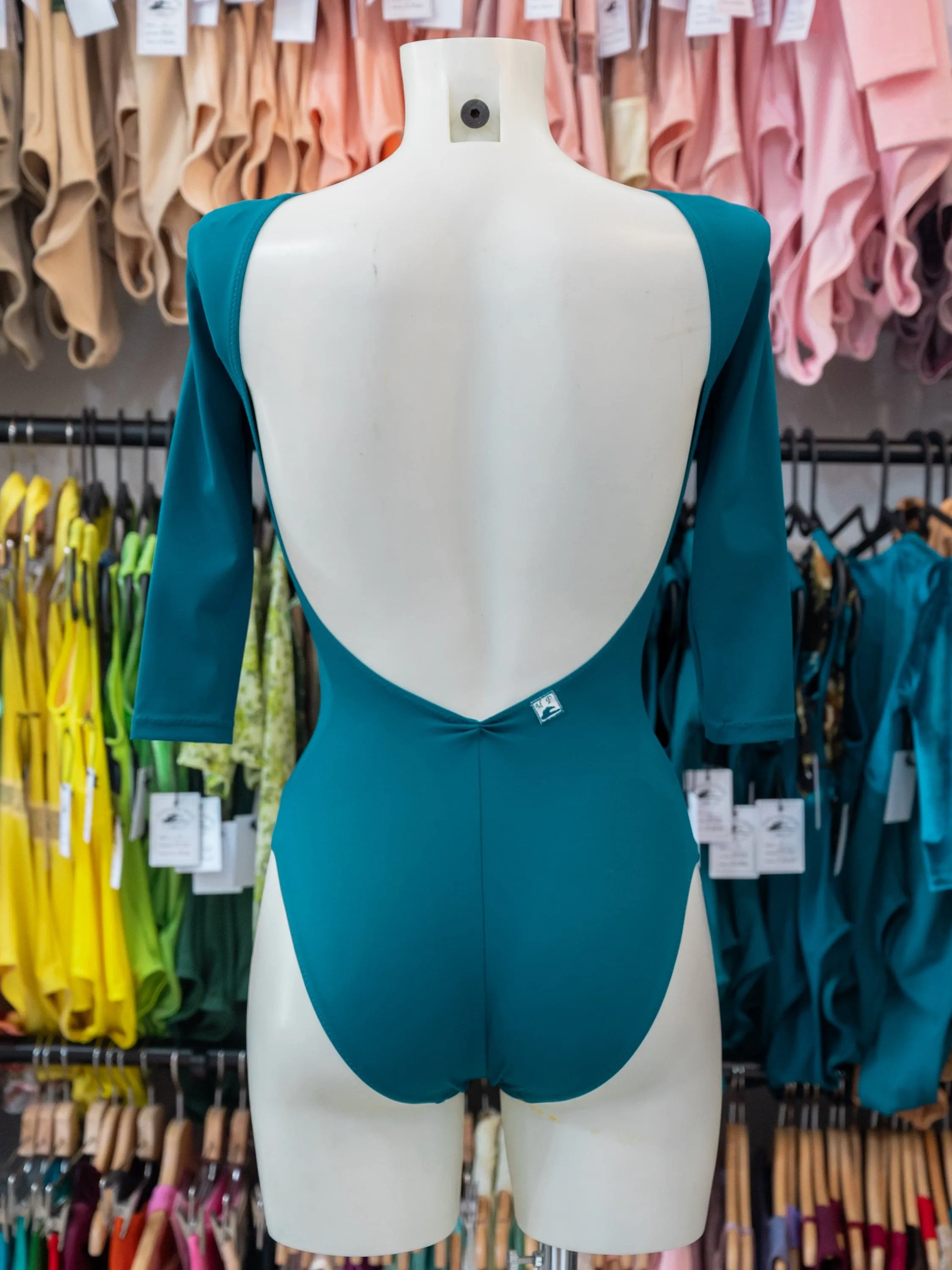 Petrol Dance 3/4 Sleeve Leotard MP154