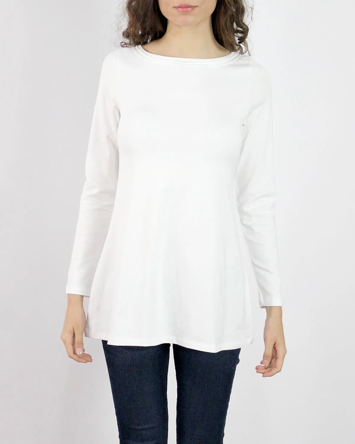 Pima Cotton A-Line Ballet Tunic Tee