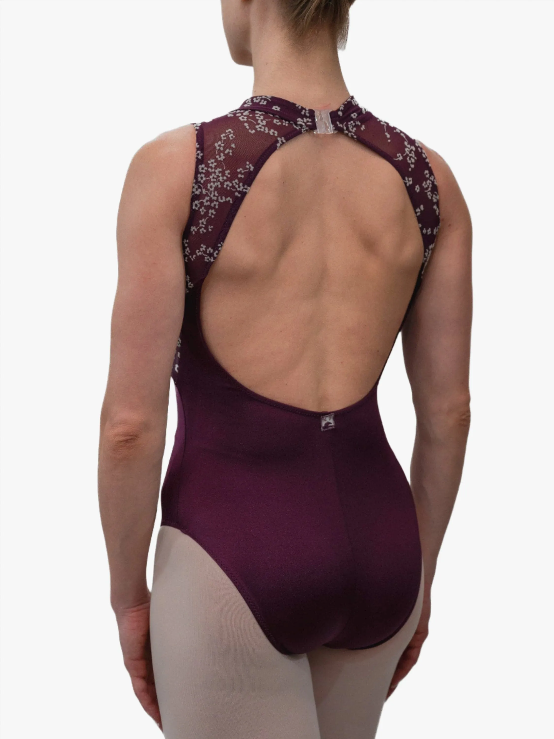 Plum Dance High Neck Leotard MP779