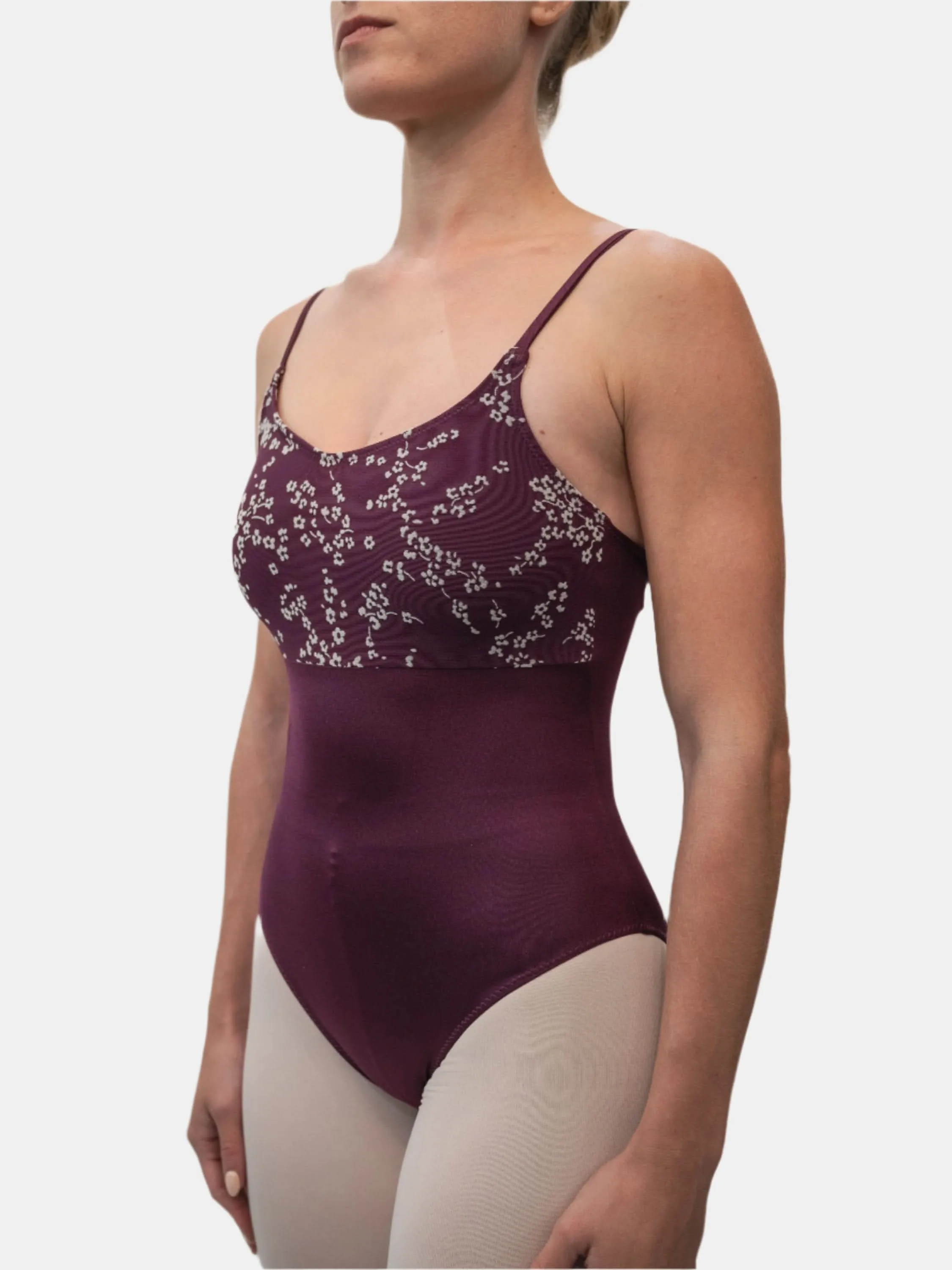 Plum Dance Spaghetti Straps Leotard MP640