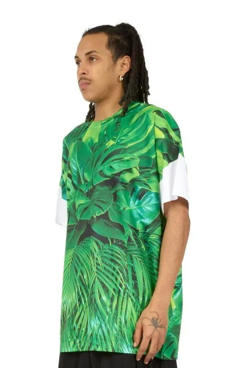 Printed Leaves Tshirt