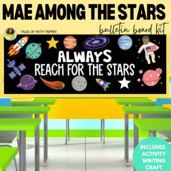 "Mae Among the Stars" Bulletin Board Craft Kit | Printable Resource | Tales of Patty Pepper | Schoolgirl Style