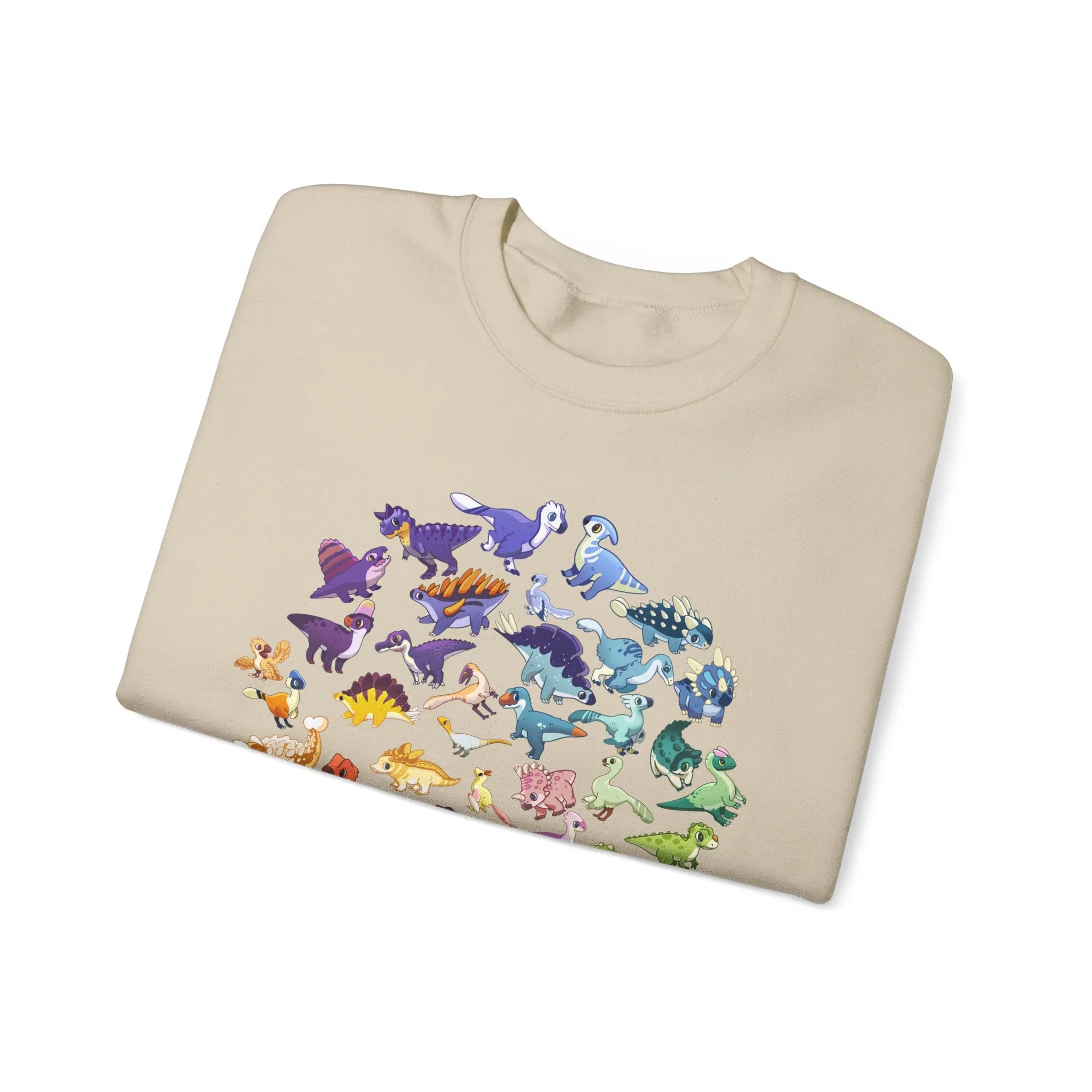 Rainbow of Dinos - Unisex Heavy Blend™ Crewneck Sweatshirt