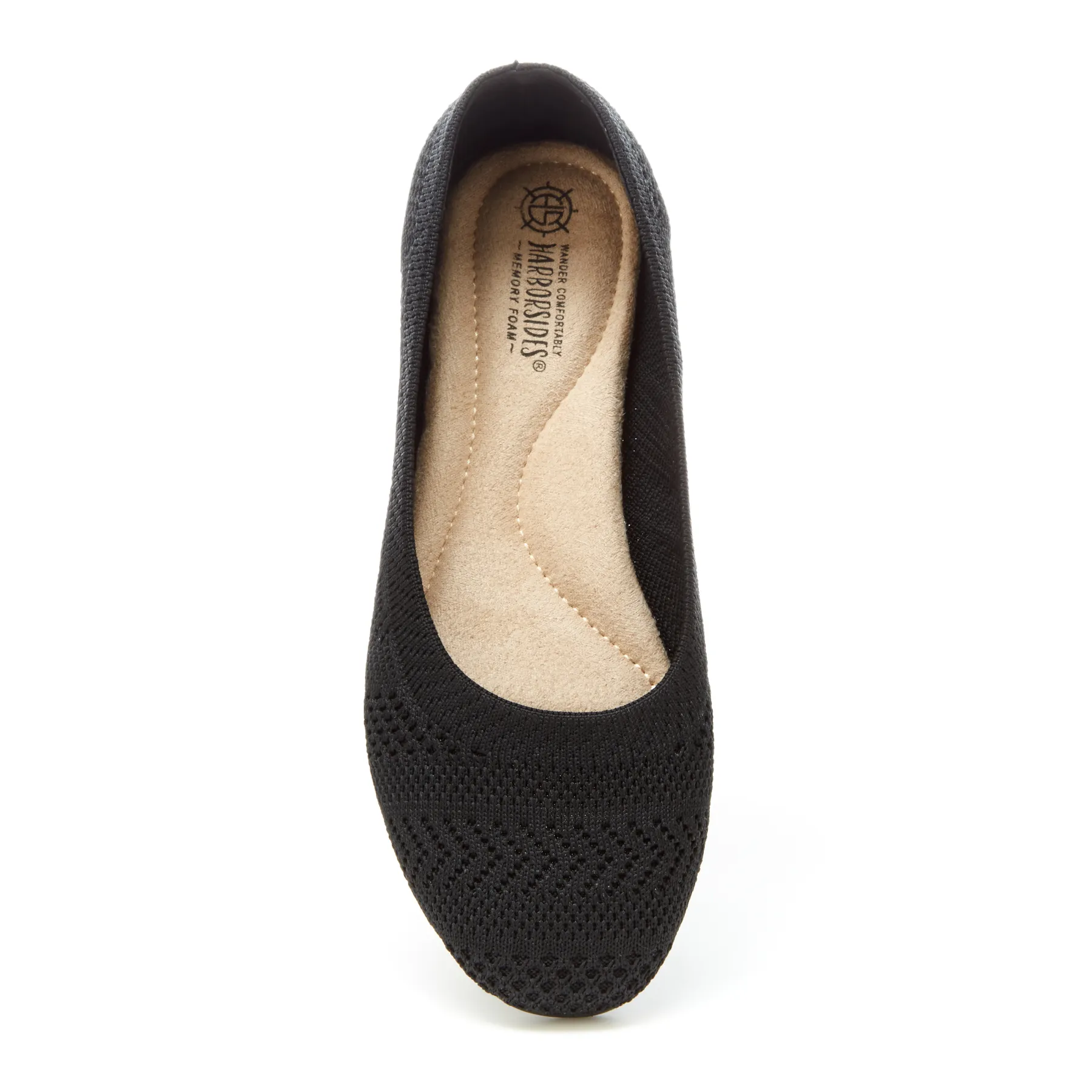 Round Toe Knit Top Flats (Narelle)