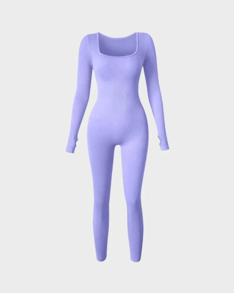 SheCurve® Long Sleeve Full Body Shaper Bodysuit