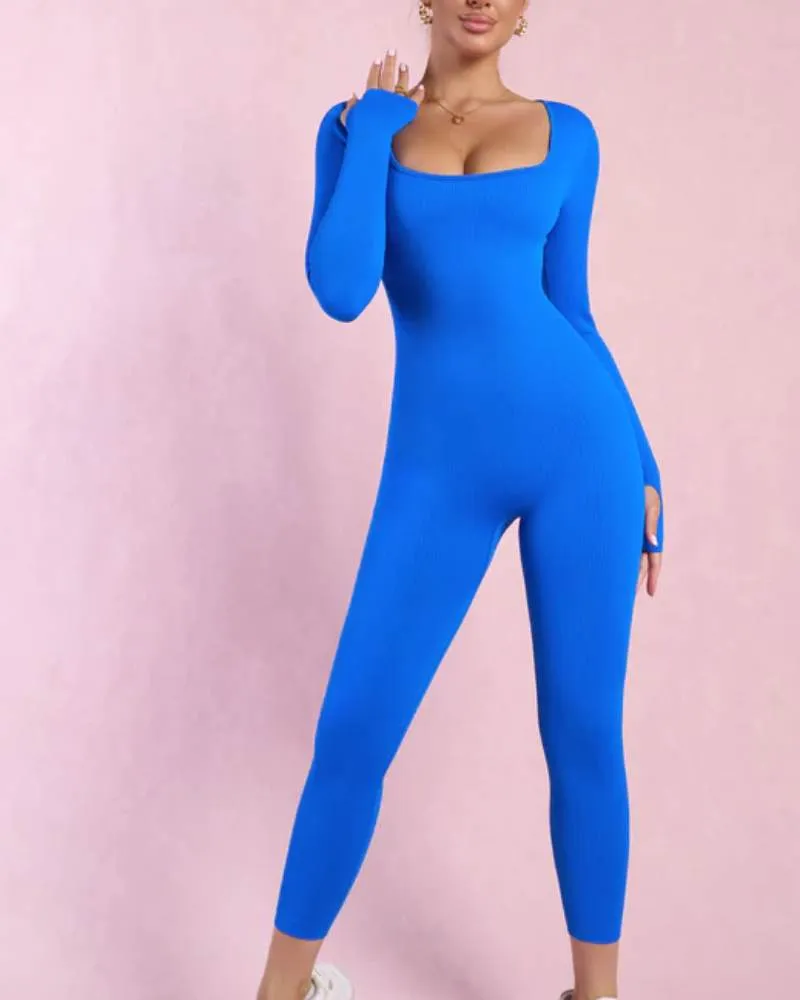 SheCurve® Long Sleeve Full Body Shaper Bodysuit