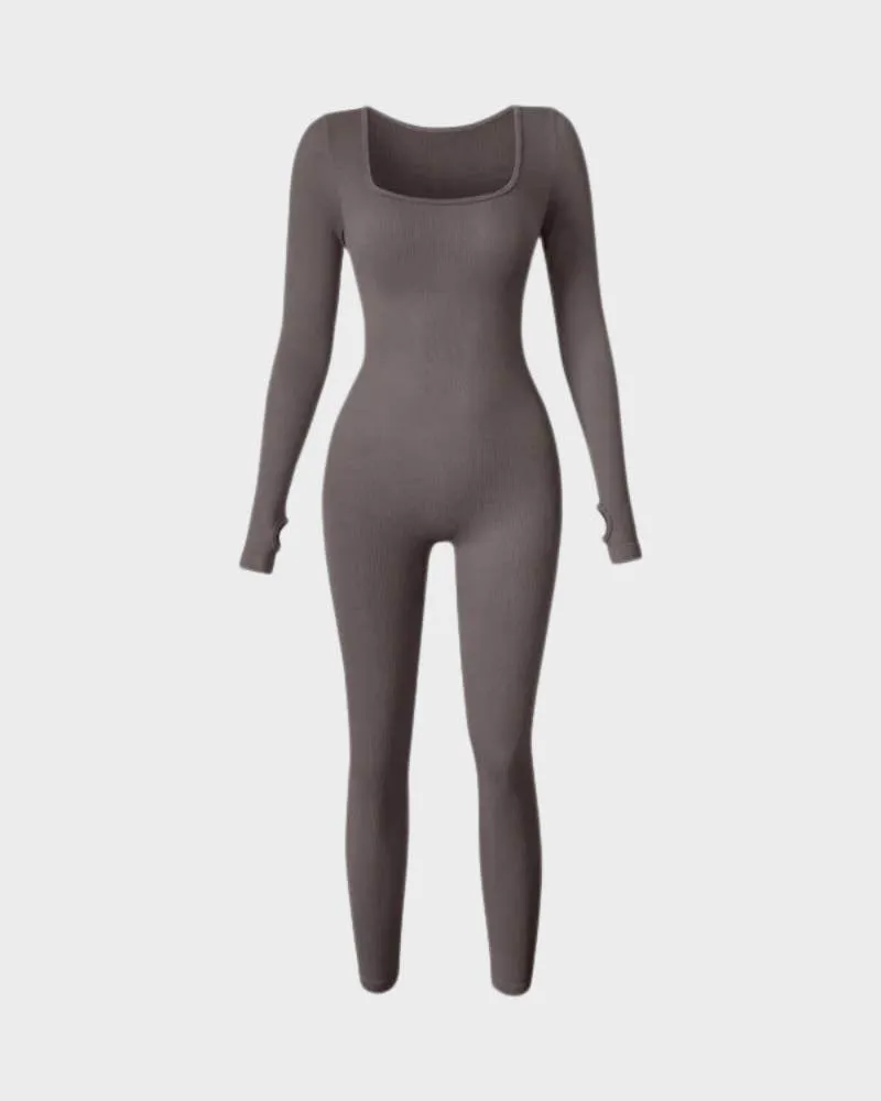 SheCurve® Long Sleeve Full Body Shaper Bodysuit