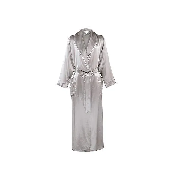 Silk Long Silk Full Length Breathably Silk Robe for Bridesmaids