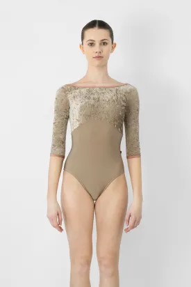 Sofiane Leotard in Toffee - Yumiko