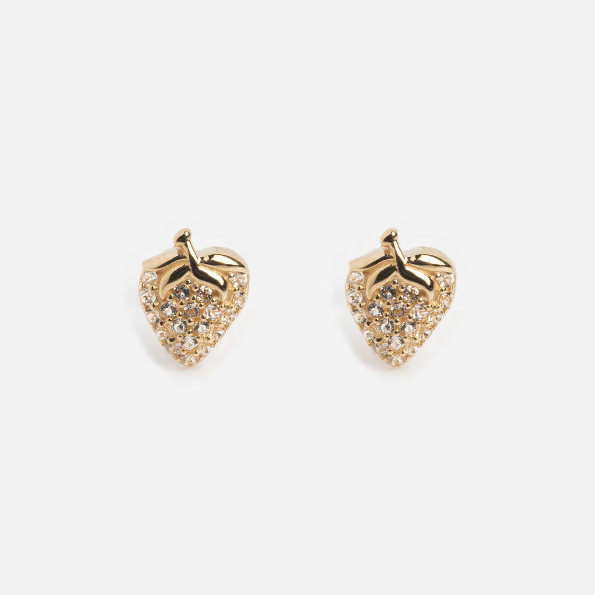 Solid Gold Flat Back Studs