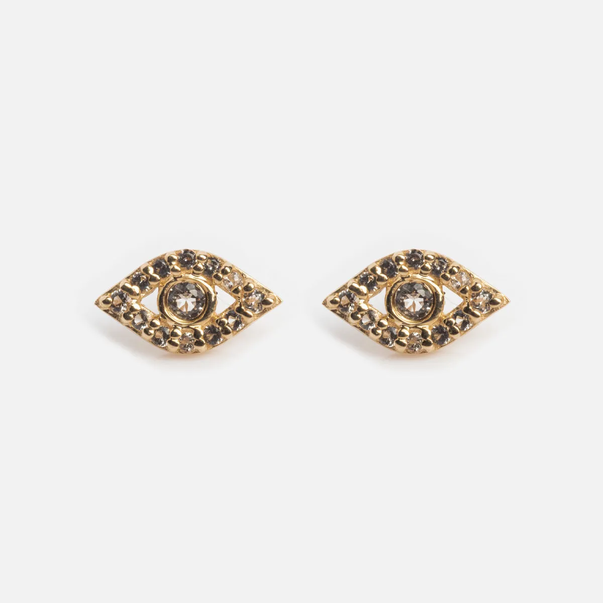 Solid Gold Flat Back Studs