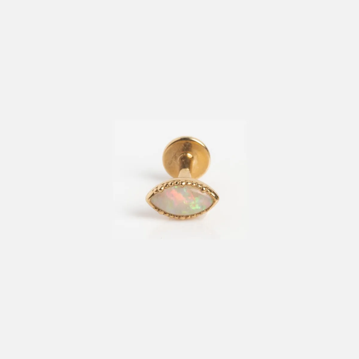 Solid Gold Flat Back Studs