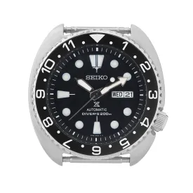 SRP Turtle Ceramic Bezel Insert: Dual Time style Black/White