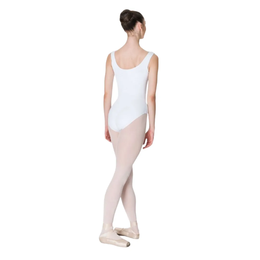 Studio 7 Children's Thick Strap Leotard - White