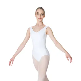 Studio 7 Children's Thick Strap Leotard - White