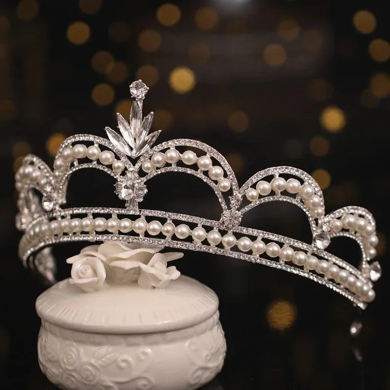 The Aija Crystal and Pearl Tiara