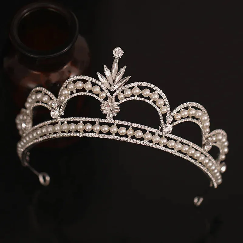 The Aija Crystal and Pearl Tiara