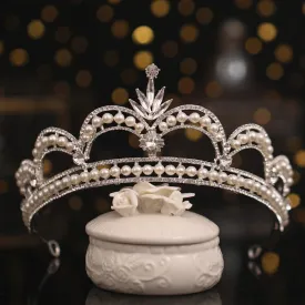 The Aija Crystal and Pearl Tiara