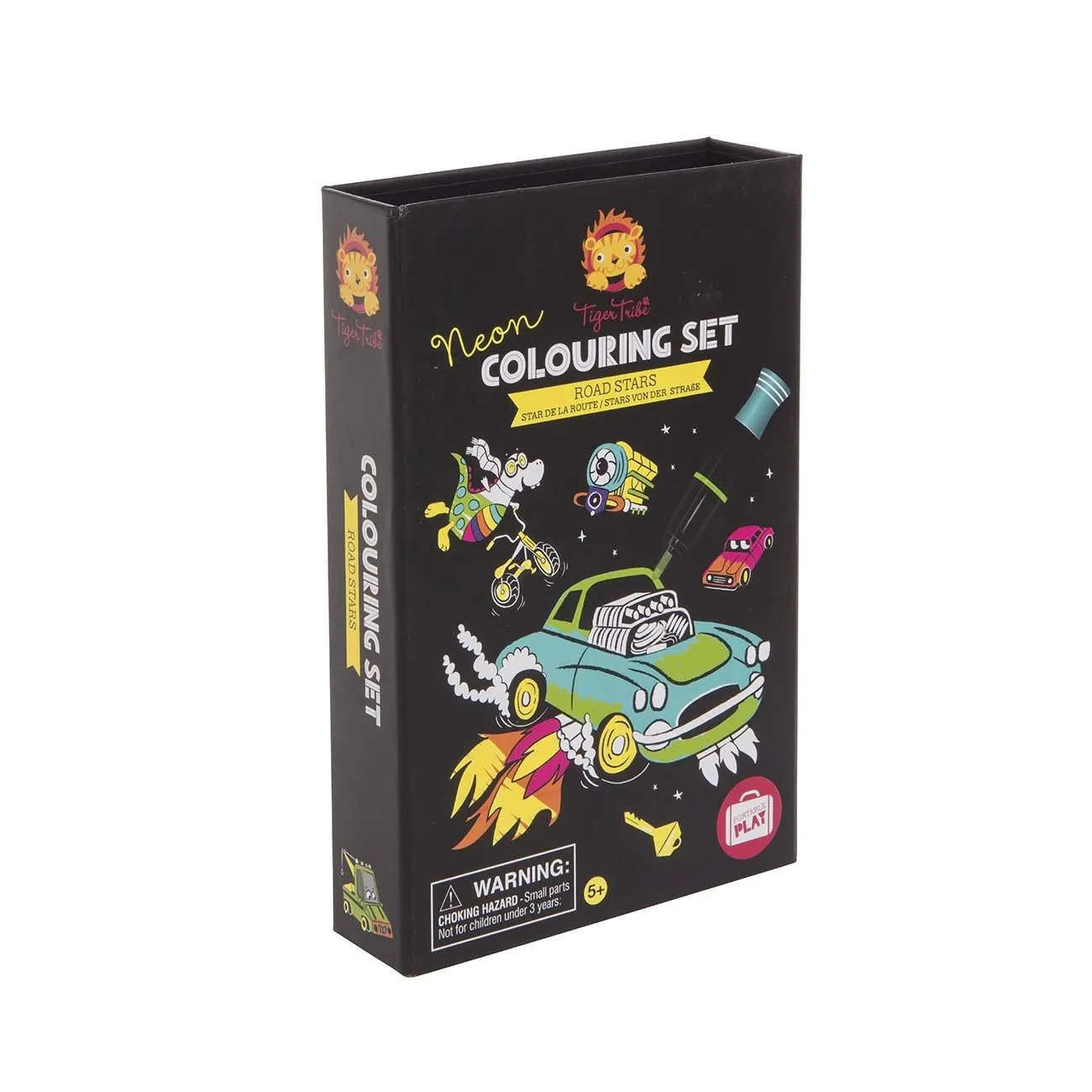 Tiger Tribe |  Neon Colouring Set - Road Stars