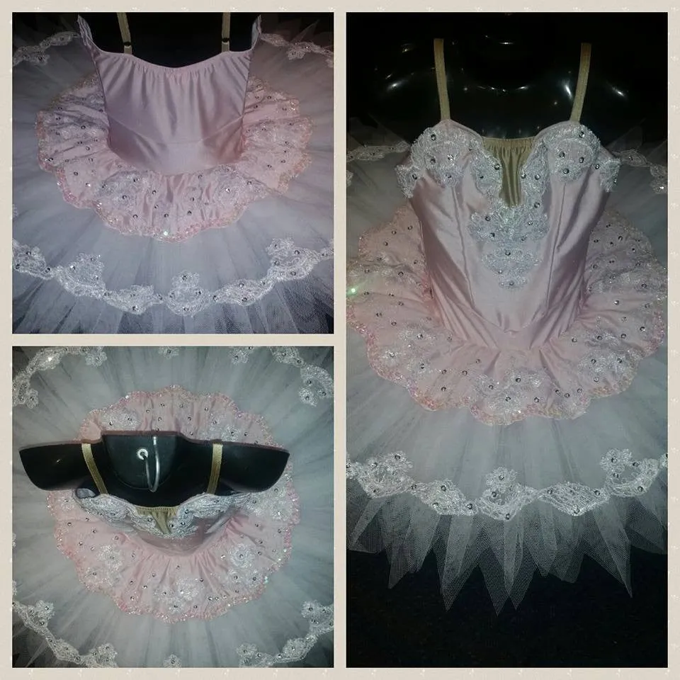 #TT2222 PEACHES PERFORMANCE PANCAKE TUTU