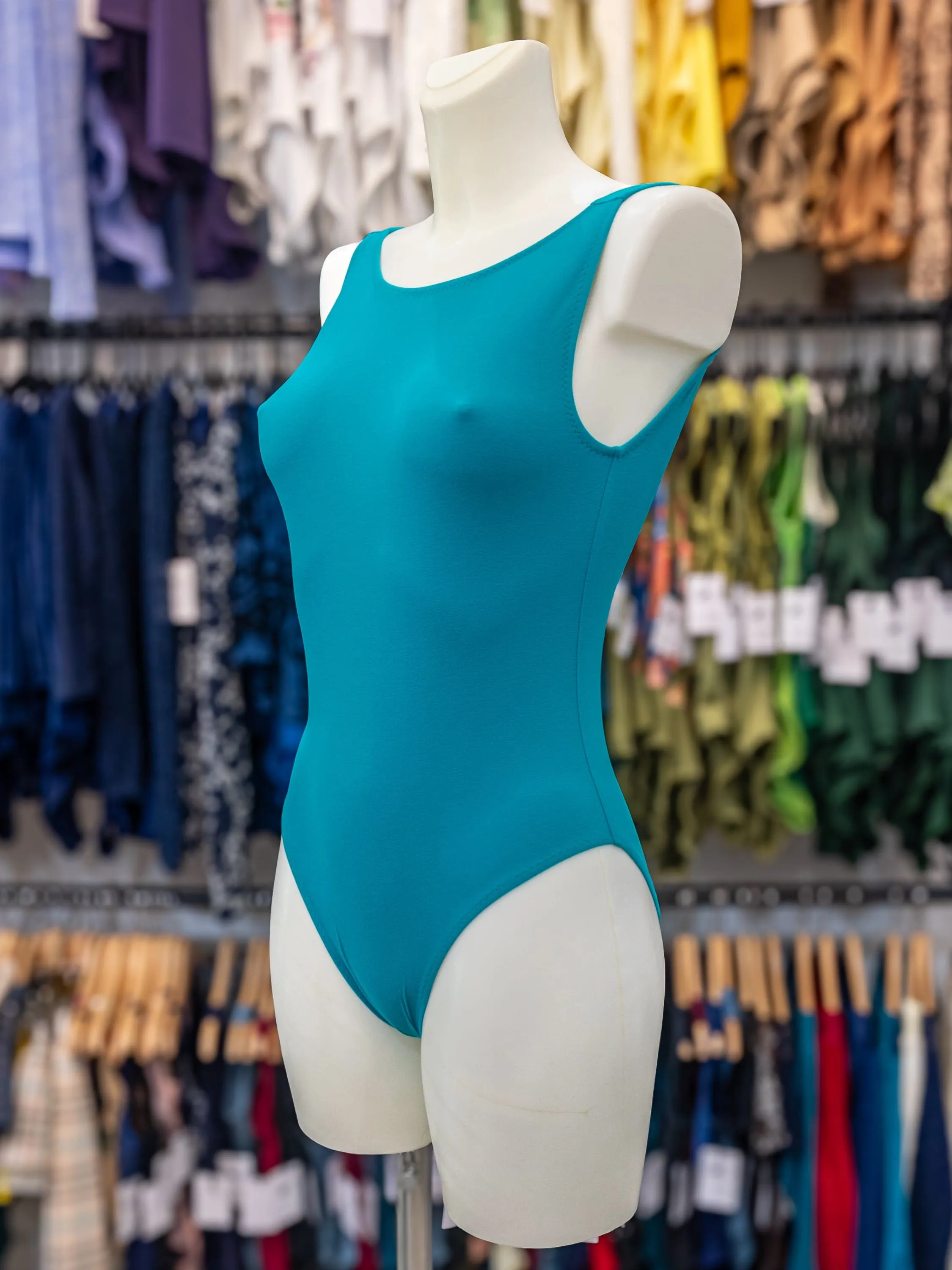 Turquoise Dance Tank Leotard MP101